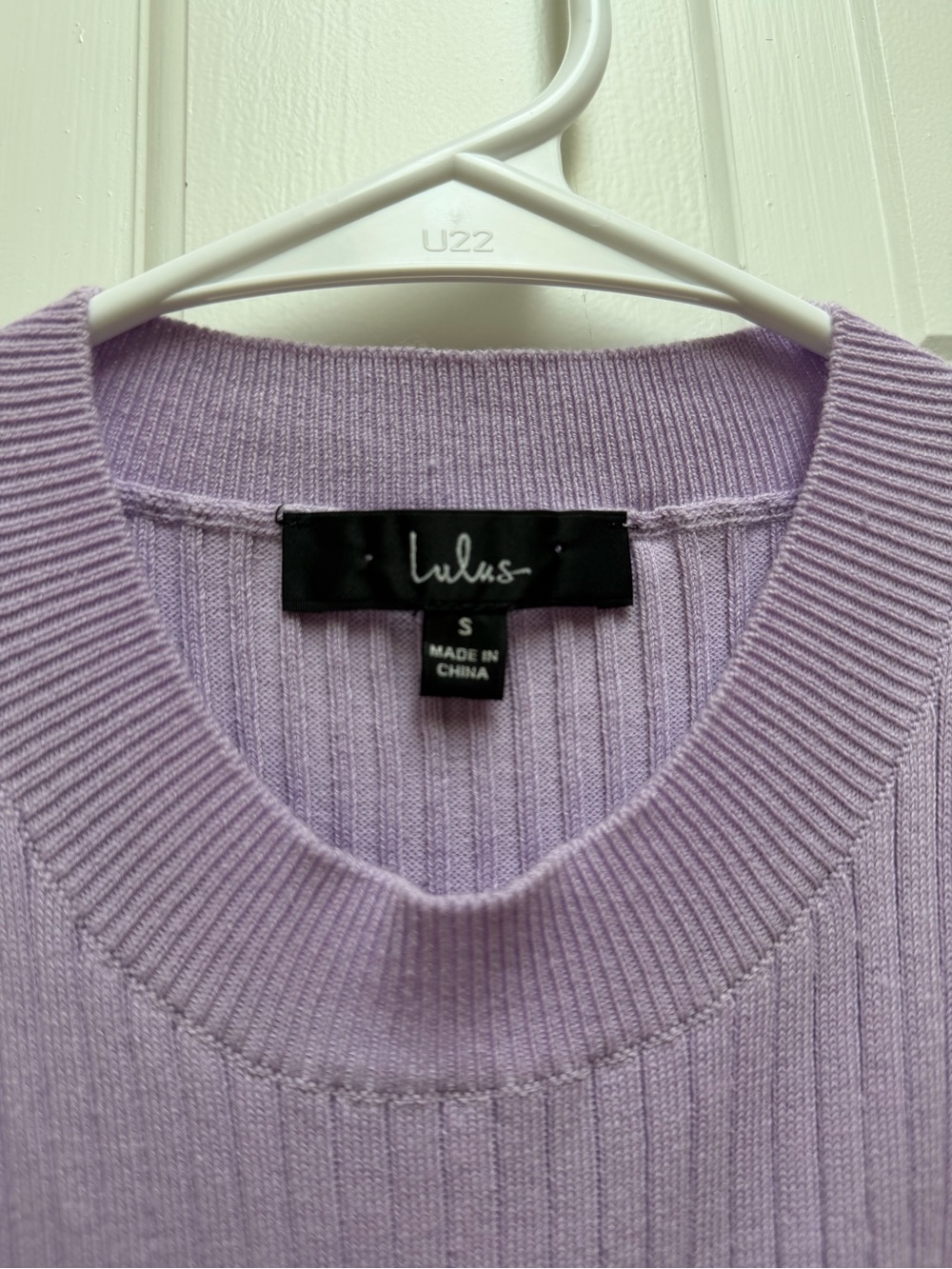 Lulu's Lavender Ribbed Knit Tank - Picture 3 of 3